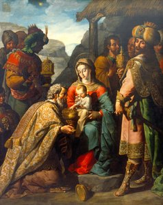 La adoración de los Reyes de José Juárez